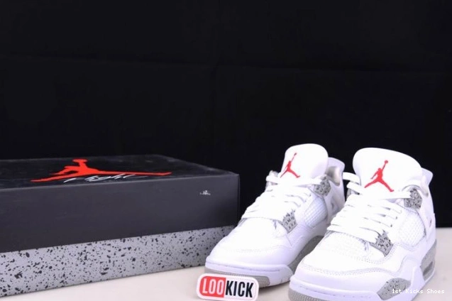 1st Kicks Shoes Oreo 4 White Retro Jordan CT8527-100 (2021) 0805